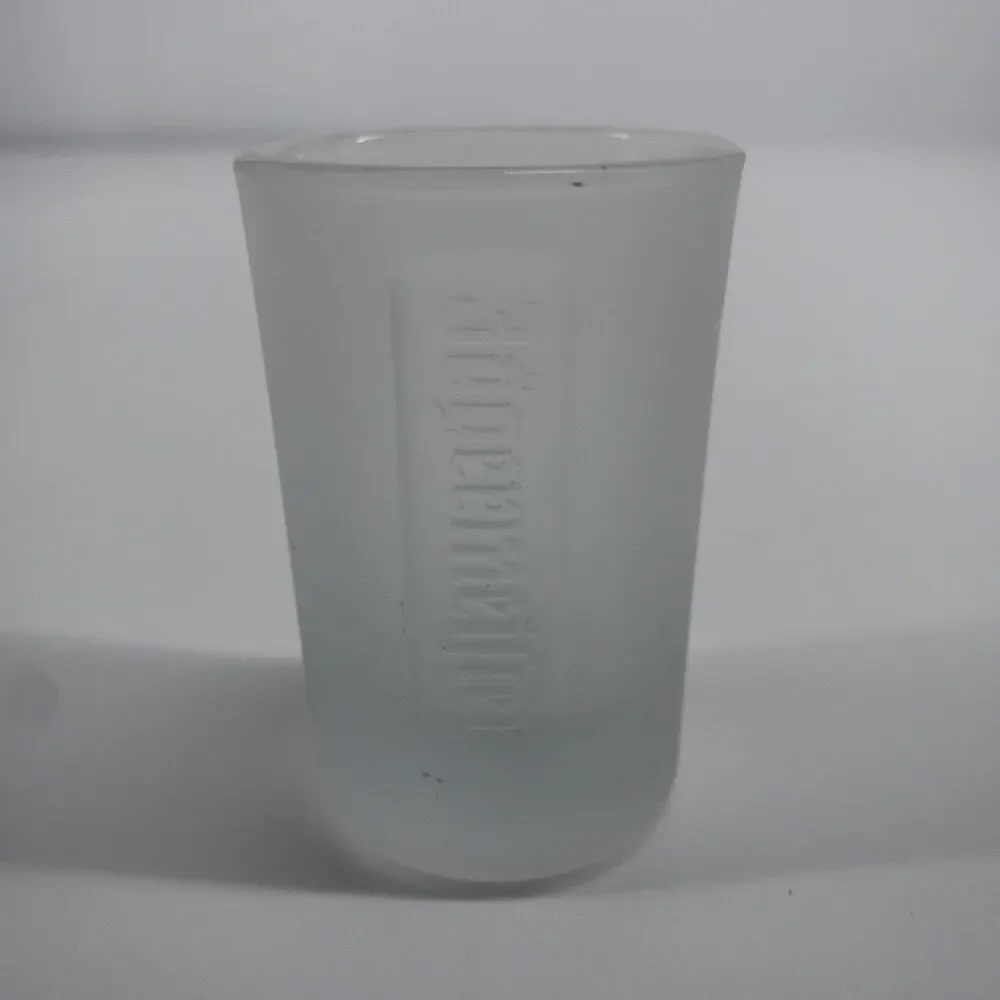Jagermeister Frosted Shot Glasses Set of 2 Barware 1 oz